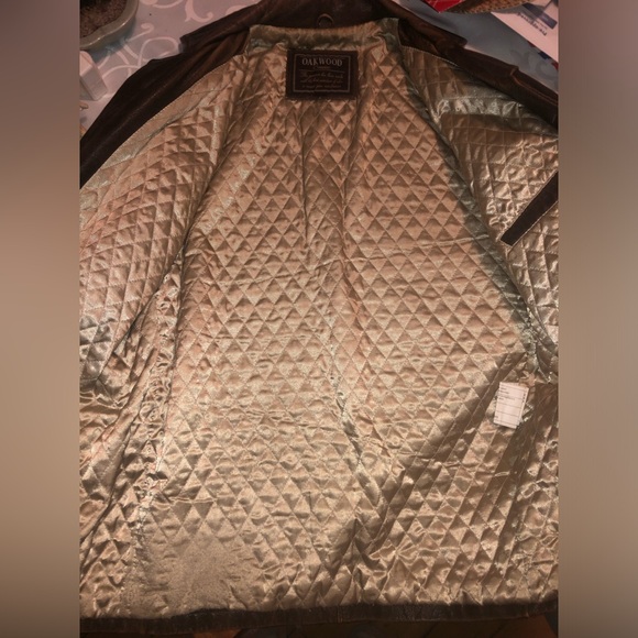 Oakwood Classic Brown Leather Jacket - Picture 5 of 8